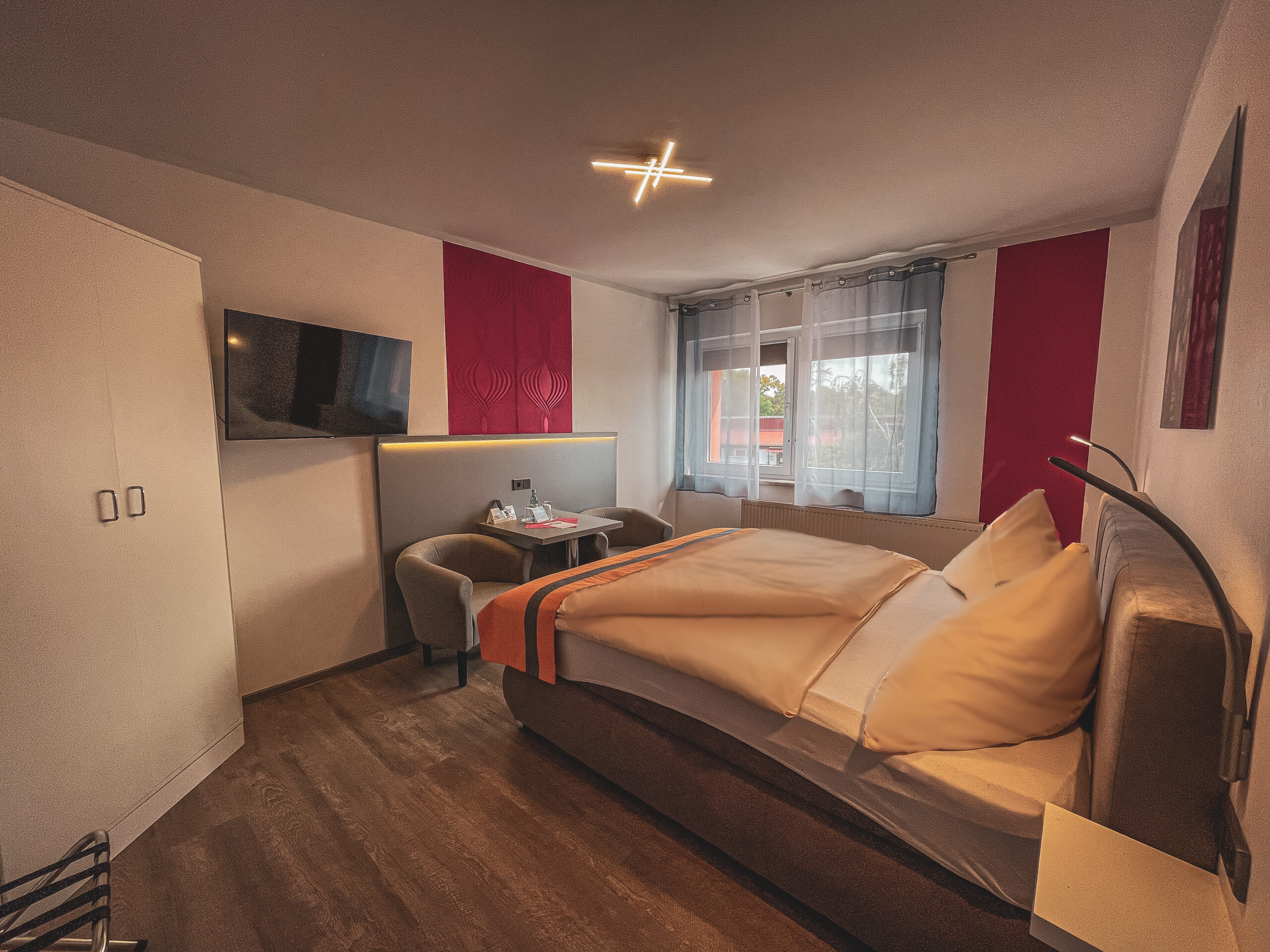 Rüsselpub Sangerhausen Doppelzimmer Schlafzimmer